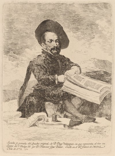 Kääpiö (Kääpiö) tekijältä Francisco de Goya after Diego Velázquez