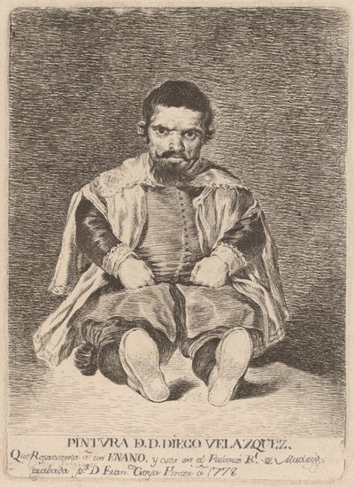 Kääpiö (Kääpiö) tekijältä Francisco de Goya after Diego Velázquez