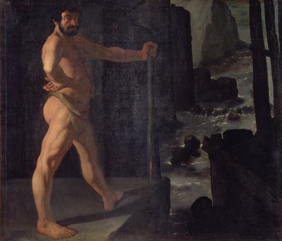 Hercules muuttaa Alpheus-joen kulkua tekijältä Francisco de Zurbaran