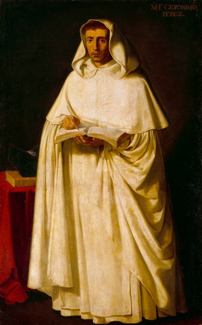 Isä Jeronimo Perezin muotokuva Francisco de Zurbaranin maalaus (1598-1664) tekijältä Francisco de Zurbaran