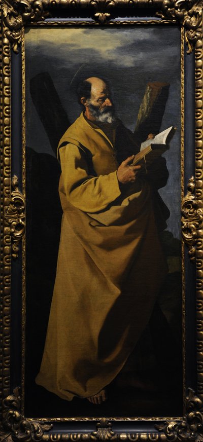 Pyhä Andreas, 1635-40 tekijältä Francisco de Zurbaran