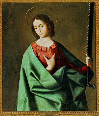 Saint Euphemia ... (maalaus kankaalle) tekijältä Francisco de Zurbaran