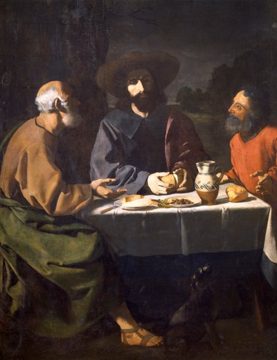 Illallinen Emmauksessa tekijältä Francisco de Zurbaran