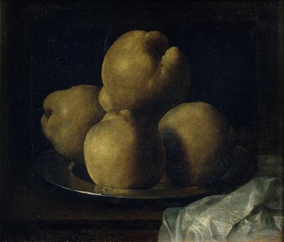 Asetelma, jossa on kvitteniannos tekijältä Francisco de Zurbaran