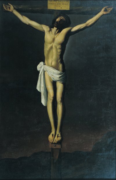 Kristus ristiinnaulittu tekijältä Francisco de Zurbarán and Workshop