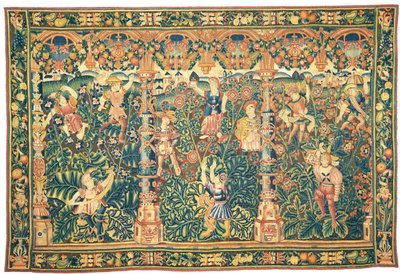 Eksoottinen vehreä kuvakudos, mahdollisesti Tournai, 1500-luvun ensimmäinen puolisko tekijältä Franco Flemish School