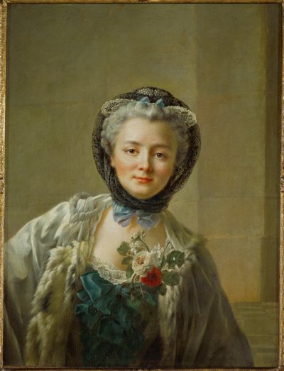 Rouva Drouais, o.s. Anne-Francoise Dore tekijältä Francois Hubert Drouais