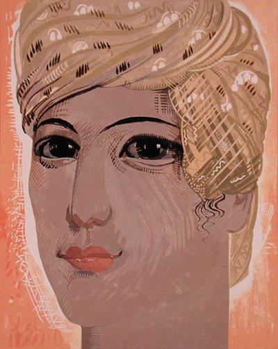 Kuvitus Rudyard Kiplingin Kim-kirjaan, julkaistu 1930 tekijältä Francois Louis Schmied
