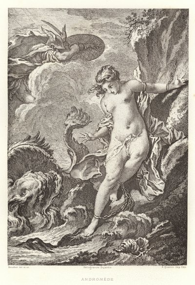 Andromede (kaiverrus) tekijältä Francois (after) Boucher