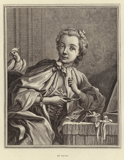 Aamu (kaiverrus) tekijältä Francois (after) Boucher