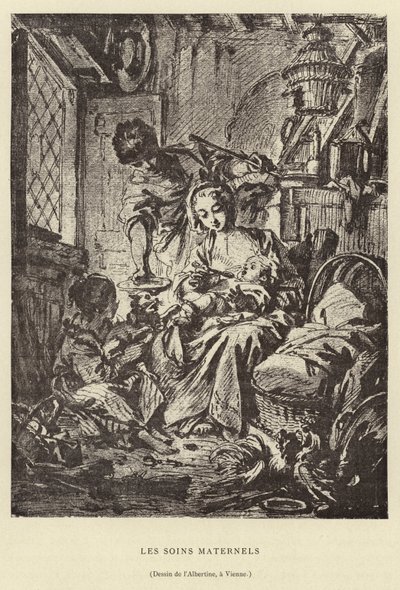Äitiyshuolto tekijältä Francois (after) Boucher