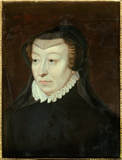 Katariina de Mediciksen (Caterina de Medici) (1519-1589), Ranskan kuningattaren muotokuva Francois Clouet