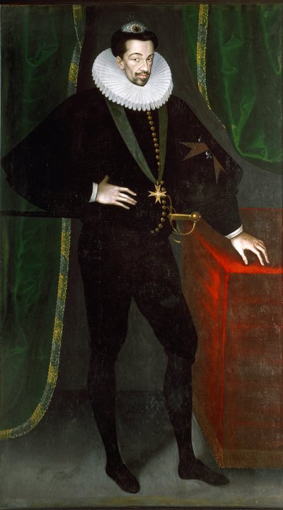 Ranskalaisen Henrik III:n muotokuva, noin 1585 (maalaus) tekijältä Francois (circle of) Quesnel