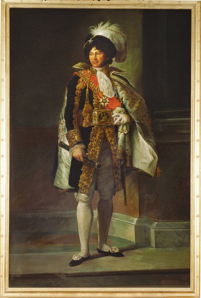 Joachim Murat, kenraali, Napolin kuningas, Napoleonin sisaren Caroline Bonaparten aviomies... (maalaus kankaalle) tekijältä Francois (school of) Gerard