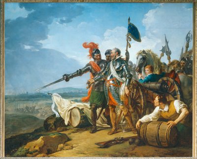 Henri IV tuo tarvikkeita Pariisiin ... tekijältä François André Vincent