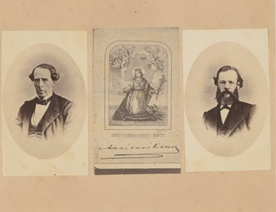 [Paroni von Magnus, Meksikon keisari Maximilianin nimikirjoitus, tohtori Bosch], 1867. tekijältä Francois Aubert