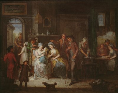 Sisätilojen kohtaus tekijältä Francois Aubert