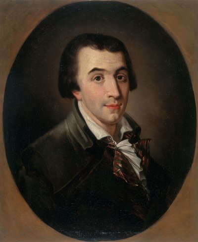 Jacques-Pierre Brissot de Warvillen muotokuva 1754-1793, n. 1790. tekijältä Francois Bonneville