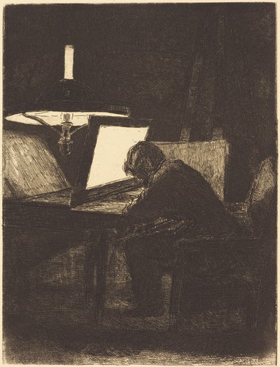 Printmaker (Kaivertaja) tekijältä François Bonvin