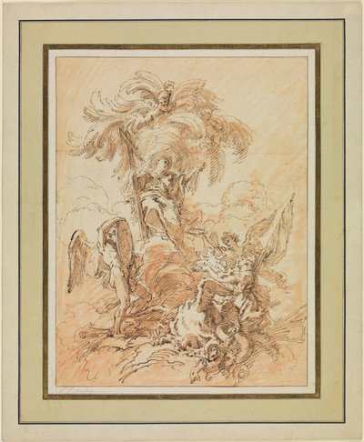 Allegoria ranskalaisen prinssin syntymästä tekijältä François Boucher