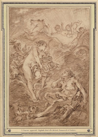 Aurora ja Cephalus tekijältä François Boucher