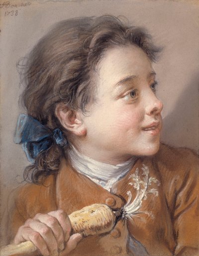 Poika porkkanan kanssa tekijältä François Boucher