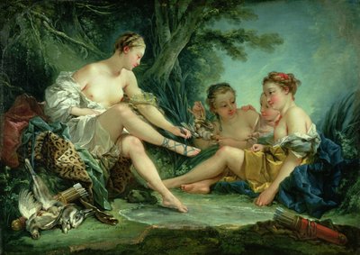Diana metsästyksen jälkeen tekijältä François Boucher