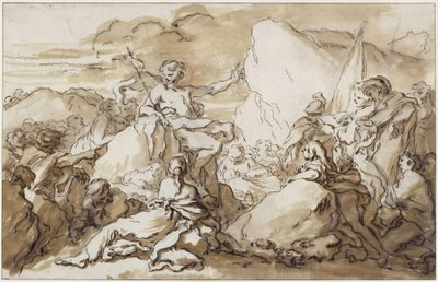 Johannes Kastajan saarna autiomaassa tekijältä François Boucher