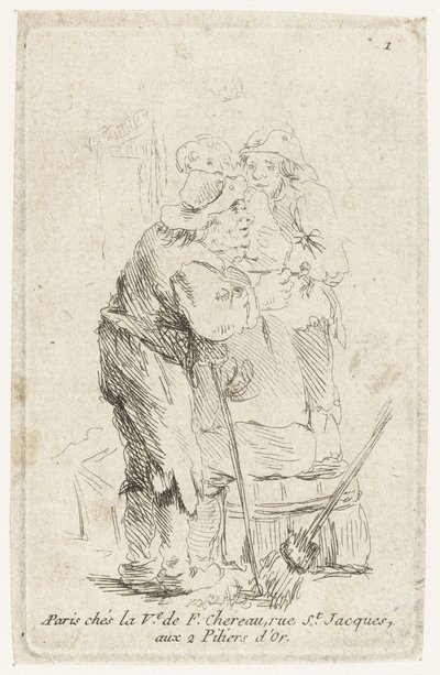Kolme maanviljelijää tekijältä François Boucher