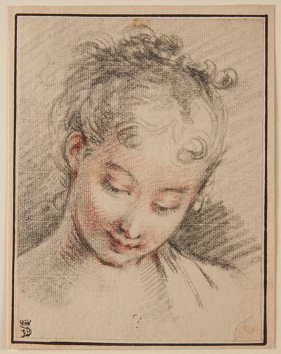 Tytön pää tekijältä François Boucher