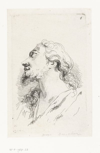 Kristuksen pää tekijältä François Boucher