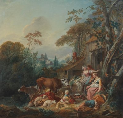 Maaseudun idylli tekijältä François Boucher