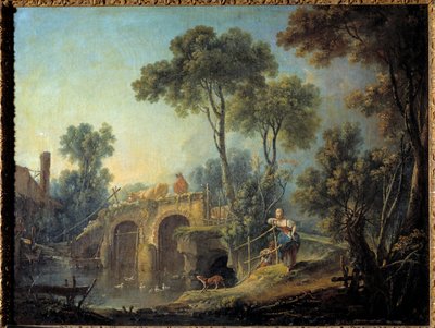 Francois Boucherin (1703-1770) siltamaalaus 1751 su. 0,66 x 0,84 m tekijältä François Boucher