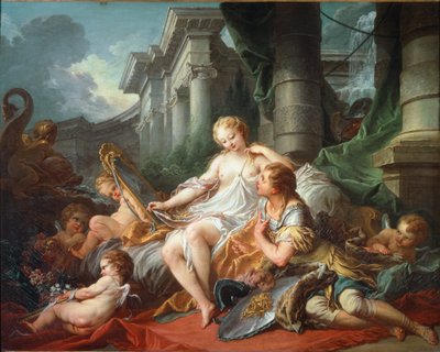Rinaldo ja Armida - öljy kankaalle tekijältä François Boucher
