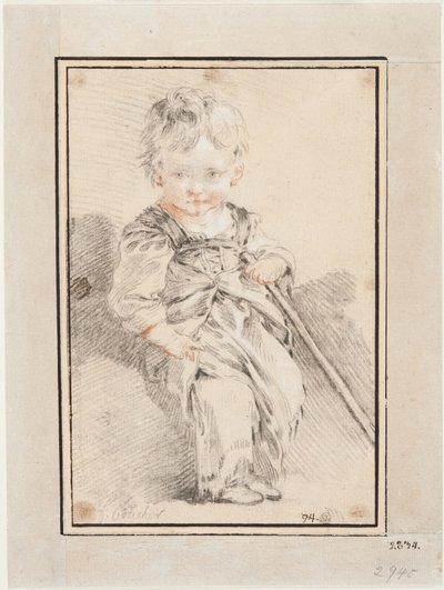 Istuva poika tekijältä François Boucher