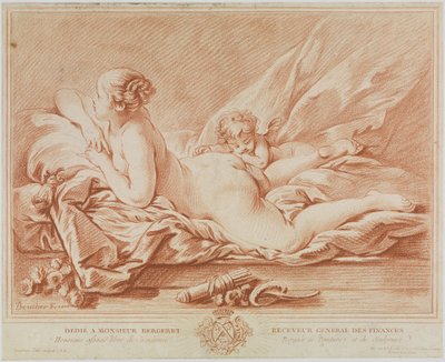 Venus ja Amor tekijältä François Boucher