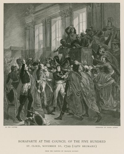 Bonaparte viidensadan neuvostossa tekijältä Francois Bouchot