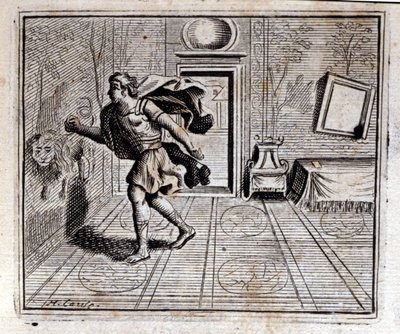 Horoskooppi. Jean de La Fontainen (1621-95) sadut. Kuvitus: François Chauveau (1613-1676). Painos vuodelta 1728. tekijältä Francois Chauveau