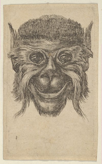 Monkey Mask, Divers Masquesilta, n. 1635-45. tekijältä Francois Chauveau