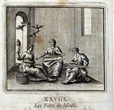 Minun tyttäret. Jean de La Fontainen (1621-95) sadut. Kuvitus: François Chauveau (1613-1676). Painos vuodelta 1728. tekijältä Francois Chauveau