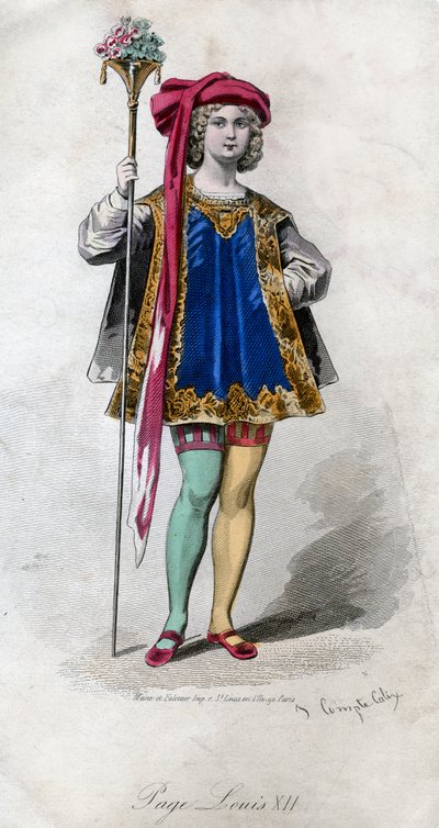 Sivu, Ludvig XII, 1800-luku. tekijältä Francois Claudius Compte Calix