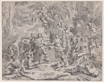 Allegoria maalauksesta, 1600-luku. tekijältä Francois Collignon