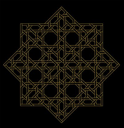 Maze, 2016, (silkkipainatus paperille) tekijältä Francois Domain