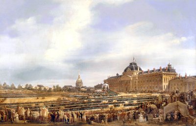 Louis Philippe jakoi liput kansalliskaartille Pariisissa 29. elokuuta tekijältä Francois Dubois