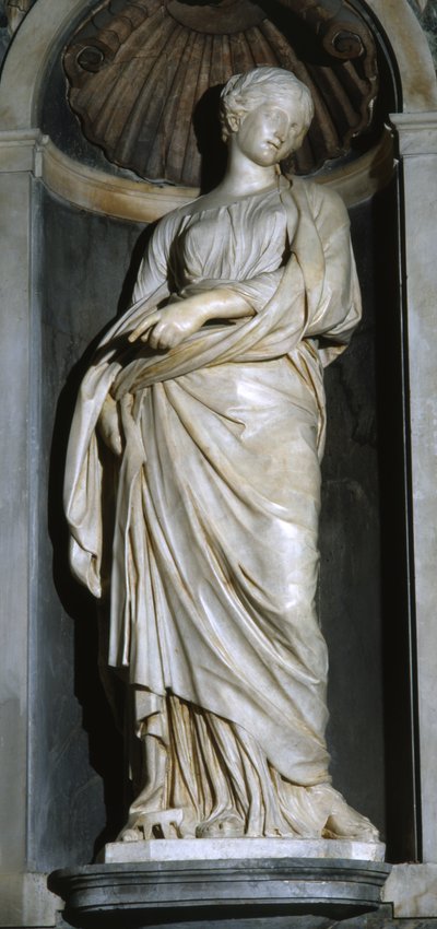 Pyhä Susanna, 1629 (marmori) tekijältä Francois Duquesnoy