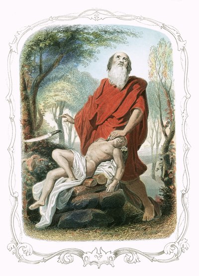 Abraham uhraa Iisakia tekijältä Francois Feyen Perrin