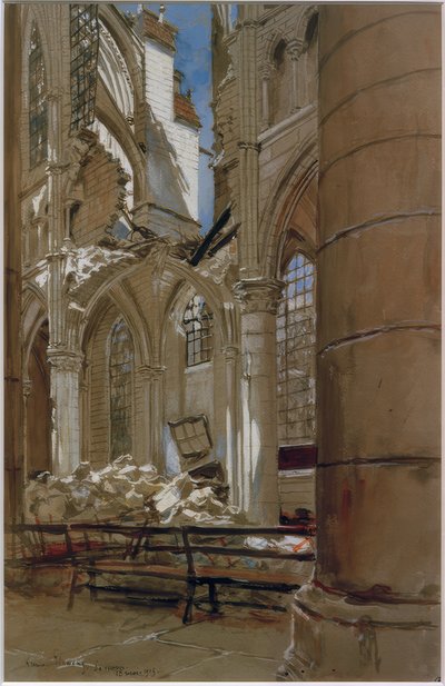 Soissons, 18. toukokuuta 1915 tekijältä Francois Flameng