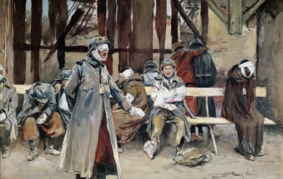 Maalaissairaala, 1916 tekijältä Francois Flameng
