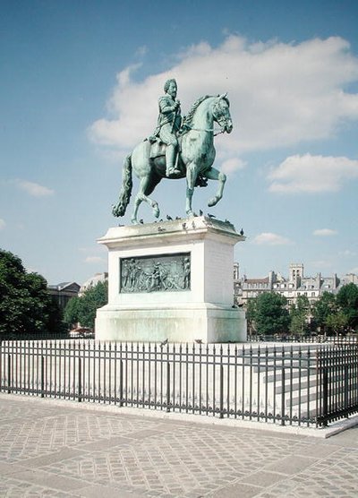 Henri IV:n (1553-1610) ratsastuspatsas 1818 (pronssi) tekijältä Francois Frederic Lemot