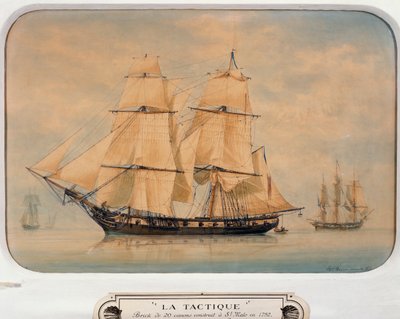 Taktinen priki, rakennettu vuonna 1792, Francois Roux (1811-1882), Ranska tekijältä Francois Geoffroy Roux